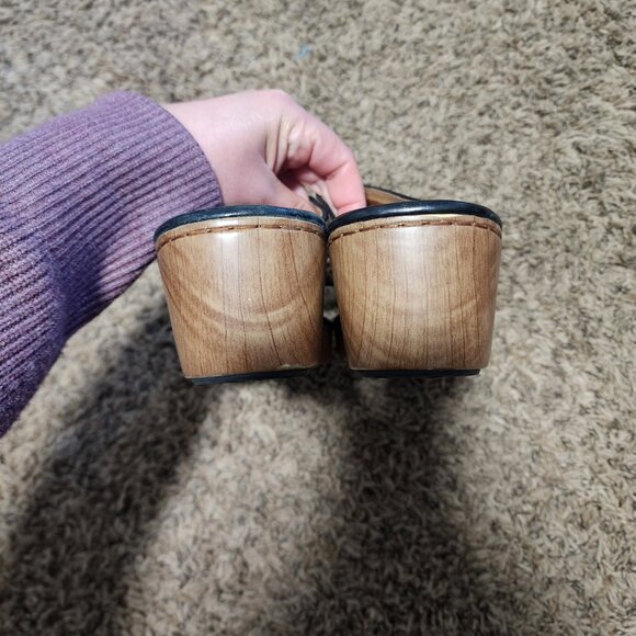 Ariat Wedge Thong Sandals Women's Size 7 Brown Color Western - Picture 5 of 7